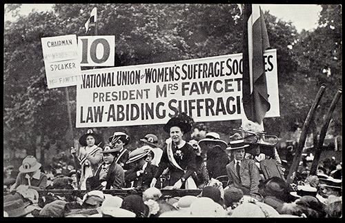 Millicent Fawcett's Hyde Park address, 1913